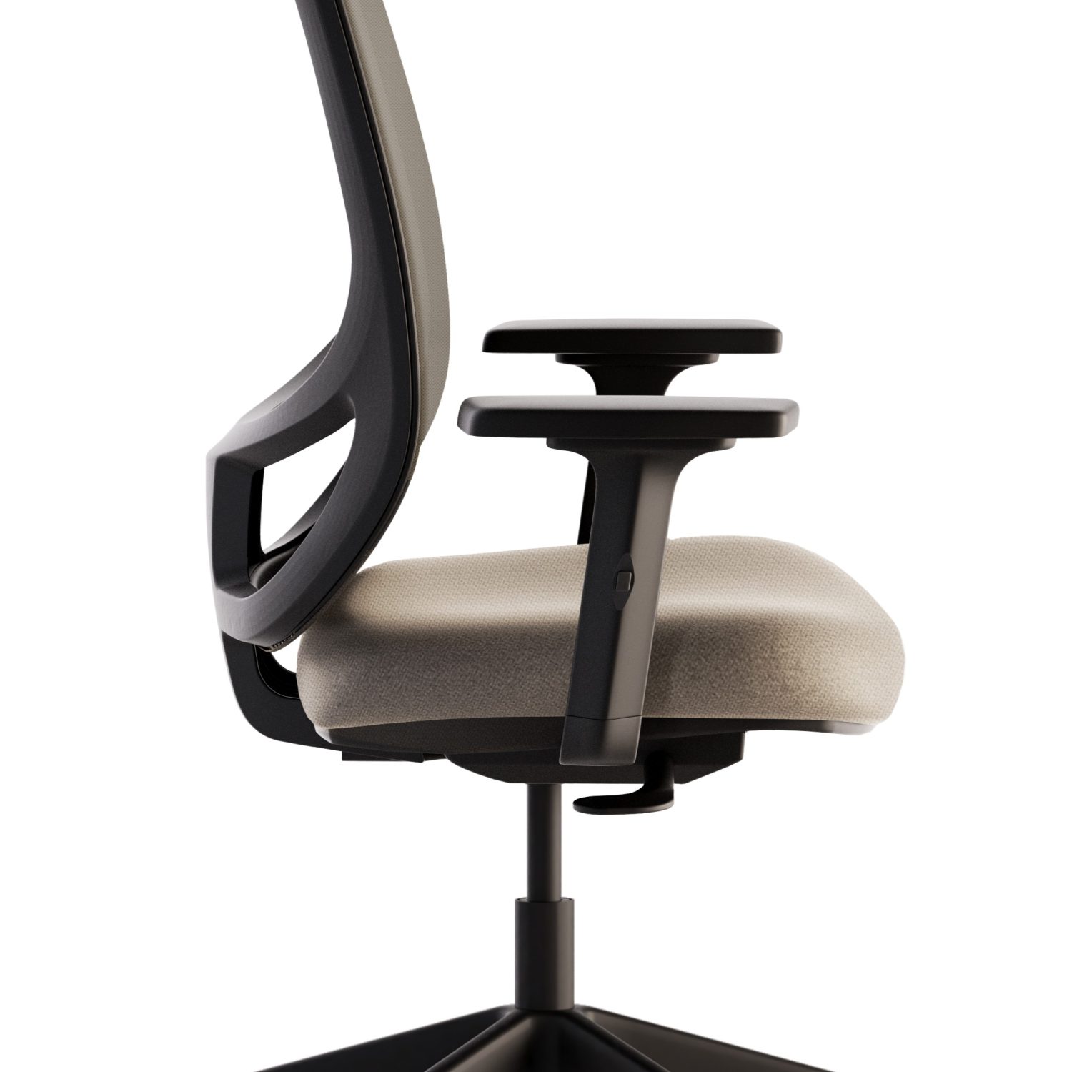 Swivel chair with headrest model Comfort Sand - Image 3